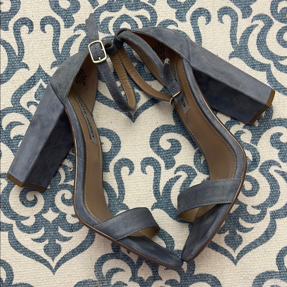 Steve Madden Block Heel Sandals in Blue